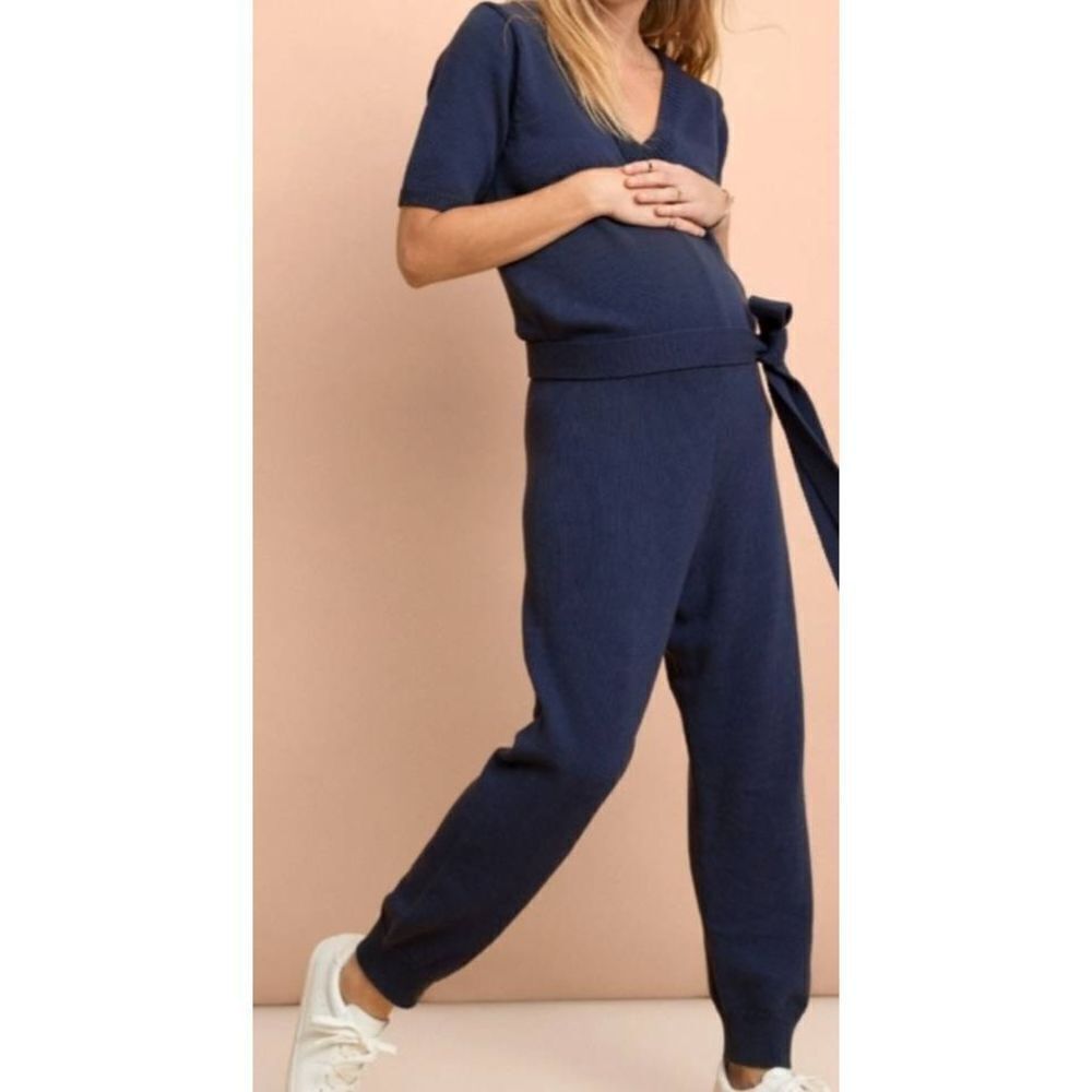 Hatch Navy Jumpsuit